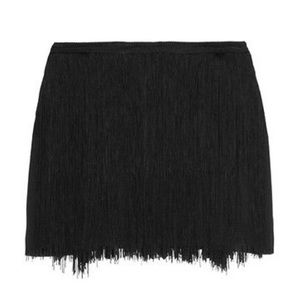 Theory fringe mini skirt!